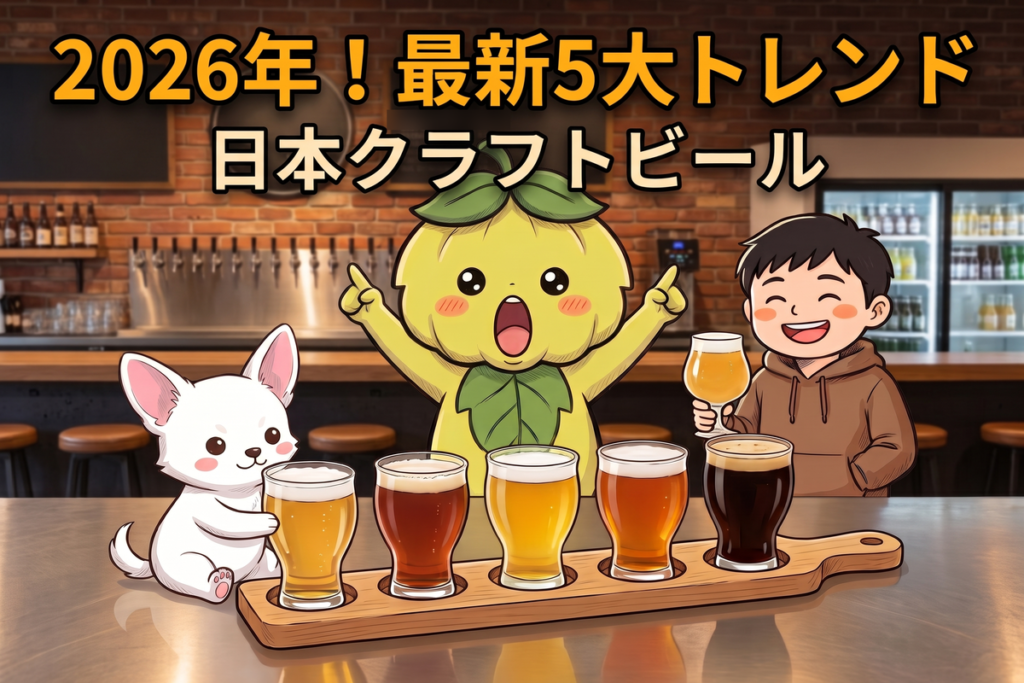 【2026年最新】日本のクラフトビール5大トレンド｜800超の醸造所・酒税改正で激変