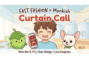 FAST FASHION × Monkish コラボビール Curtain Call Red Ale サムネイル