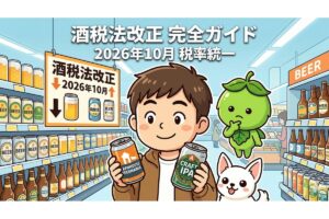 【2026年10月】酒税法改正 完全ガイド｜ビール・発泡酒・第三のビールの税率統一でクラフトビールはどう変わる？