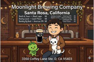 【リホブルワリーNo.267 / アメリカNo.157】Moonlight Brewing Company（Santa Rosa, CA）｜GABF金2回の名門ラガー専門ブルワリー訪問記