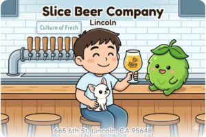 【リホブルワリーNo.260 / アメリカNo.152】Slice Beer Company（Lincoln, CA）｜Moonraker出身Zack Frasherの超鮮度Hazy IPA聖地