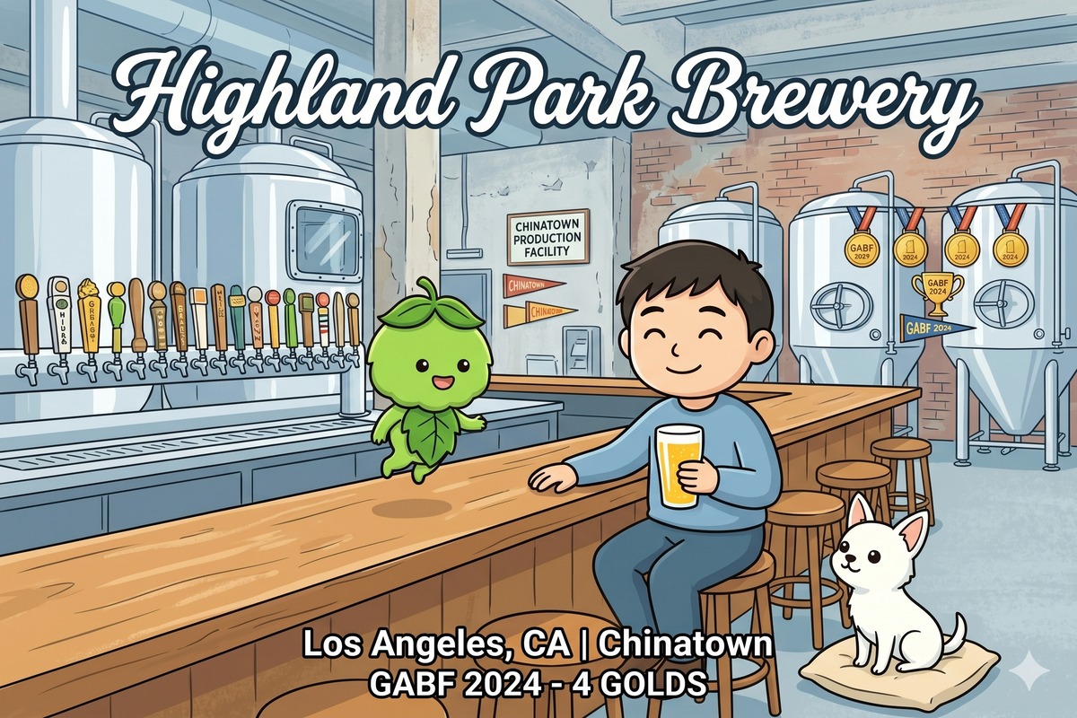Highland Park Brewery Chinatown LA - rihobeer brewery No.282