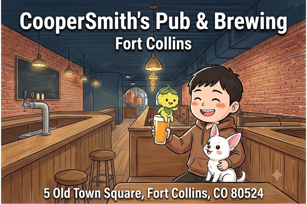 CooperSmith's Pub & Brewing Fort Collins アイキャッチイラスト